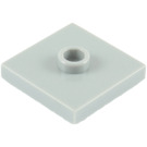 LEGO Medium Stone Gray Deska 2 x 2 s drážkou a 1 Centrum Stud (23893 / 87580)