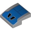 LEGO Sklon 2 x 2 Zakřivený s Modrá a Black (15068 / 100679)