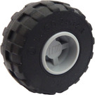 LEGO Wheel Rim Wide Ø11 x 12 with Notched Hole with Balloon Tire Ø24 x 12 (6014)