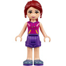 LEGO Mia s Dark Purple Shorts a Magenta Horní Minifigurka