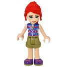 LEGO Mia s Pink a Purple Horní Minifigurka