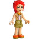 LEGO Mia s Barva opálení Košile a oranžová Neck Šátek Minifigurka