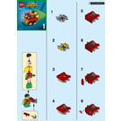 LEGO Mighty Micros: Robin vs. Bane Set 76062 Instructions