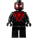 LEGO Miles Morales (Spider-Muž) s Červená Hlava Webbing a Černá Ruce Minifigurka