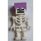 LEGO Minecraft Kostra s Medium Levandulová Helma Minifigurka