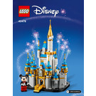 LEGO Mini Disney Castle 40478 Instrukce