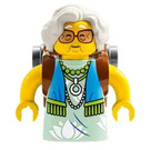 LEGO Mrs. Castillo s Hnědá a stříbrný Rolltop Batoh Minifigurka