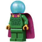 LEGO Mysterio s Zelená Oblek a Modrá Helma s Single otvor Plášť Minifigurka