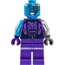 LEGO Nebula s Dark Fialová Oblek a Tmavě azurová Hlava Minifigurka