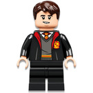 LEGO Neville Longbottom s Černá Gryffindor Mikina s kapucí a Postranní Smile Minifigurka