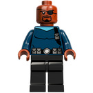 LEGO Nick Fury s Dark Modrá Horní Minifigurka