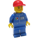 LEGO Octan Oil uniform, Red Krátký Bill Víčko, Crooked Smile Town Minifigurka
