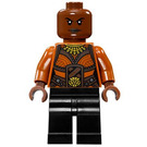 LEGO Okoye s Tmavě oranžová Horní Minifigurka