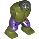 LEGO Hulk Tělo s Dark Fialová Pants s Avengers logo (19988)