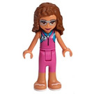 LEGO Olivia s Dark Pink Wetsuit Minifigurka
