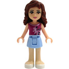 LEGO Olivia s Magenta Horní Minifigurka