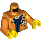 LEGO Zipper Jacket Trup s Mining logo na Zpět (973 / 76382)