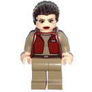 LEGO Padme Amidala s Tmavě červená Vesta a Červená Lips Minifigurka