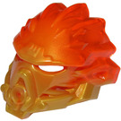 LEGO Bionicle Maska s Průhledný Neon Orange Zpět (24148)
