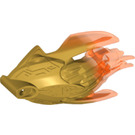 LEGO Bionicle Maska s Průhledný Neon Orange Zpět (24162)