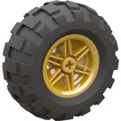 LEGO Wheel Rim Ø30 x 20 with No Pinholes, with Reinforced Rim with Tyre Balloon Wide Ø56 X 26 (56145)