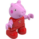 LEGO Peppa Pig s Červená Horní a Květina Figurka Duplo