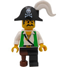 LEGO Perilous Pitfall Pirát Captain Minifigurka