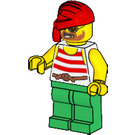 LEGO Pirát - White Trup, Yellow Paže Minifigurka