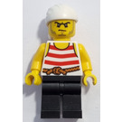 LEGO Pirates Chess Set Pirate s Red a White Striped Shirt s White Bandana a Angry Look Minifigurka