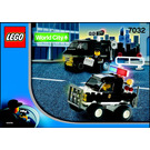 LEGO Police 4WD and Undercover Van Set 7032 Instructions