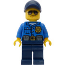 LEGO Police Officer with Dark Blue Hat and Sunglasses Minifigure