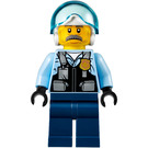 LEGO Policie Sergeant Sam Grizzled s Helma Minifigurka