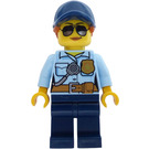 LEGO Police Woman with Cap, Ponytail and Sunglasses Minifigure