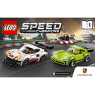 LEGO Porsche 911 RSR and 911 Turbo 3.0 75888 Instructions