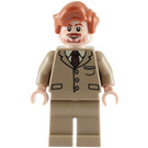 LEGO Profesor Remus Lupin s Tmavě žlutohnědá Oblek Minifigurka