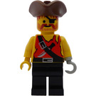 LEGO Red Vousy Runner Pirát s Hák Minifigurka