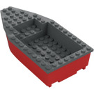 LEGO Loď 8 x 16 x 3 s Dark Stone Šedá Horní (28925)