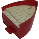 LEGO Boat Sekce Bow 5 x 6 x 3 & 1/3 s White Deck