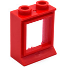 LEGO Classic Okno 1 x 2 x 2 s odnímatelným sklem, prodlouženým okrajem a otvorem nahoře