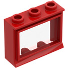 LEGO Classic Okno 1 x 3 x 2 s Fixed Sklo a krátký parapet