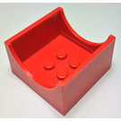LEGO Kontejner Box 4 x 4 x 2 s Hollowed-Out Semi-Kruh (4461)