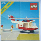 LEGO Red Cross Helicopter Set 6691 Instructions