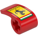 LEGO Zakřivený Panel 2 x 1 x 1 s Ferrari logo (78697 / 89679)