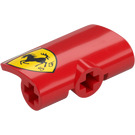 LEGO Curvel Panel 2 x 3 s Ferrari Pravá (71682 / 78702)