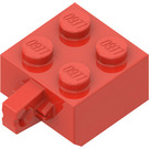 LEGO Hinge Brick 2 x 2 Locking with 1 Finger Vertical (žádný otvor pro nápravu) (30389)