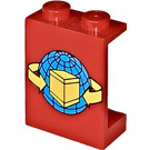 LEGO Panel 1 x 2 x 2 s Transport Planet, Arrows, a Box bez bočních podpěr, plné čepy (4864)