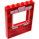LEGO Panel 1 x 6 x 6 s Okno výřezem s Bricks a White Okno Rám (15627 / 17666)