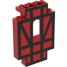 LEGO Panel 2 x 5 x 6 s Okno s Black Half-Timber (4444)