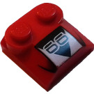 LEGO Sklon 2 x 2 x 0.7 Zakřivený s '66' bez zakřiveného konce (41855)