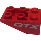 LEGO Sklon 2 x 3 (25°) Převrácený s 'GTX' Samolepka bez spojení mezi čepy (3747)